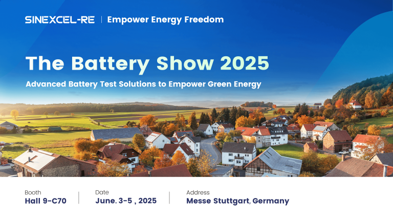 Join SINEXCEL-RE at The Battery Show 2025 in Stuttgart, Germany