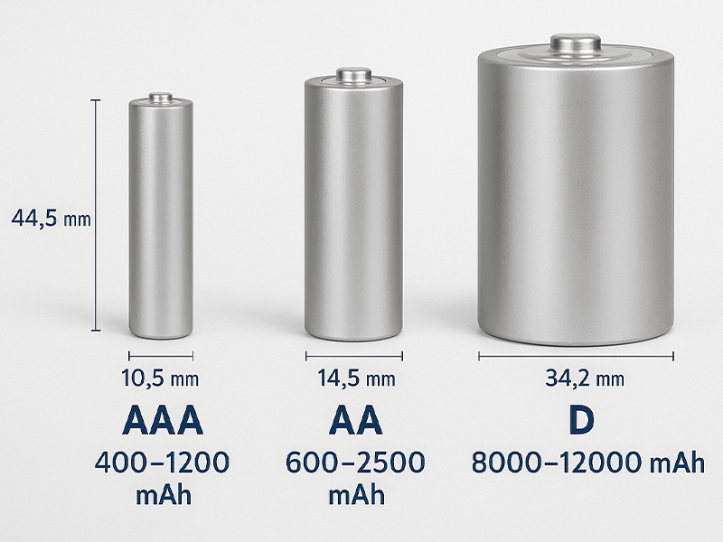 Choosing and Testing AA, AAA and D types