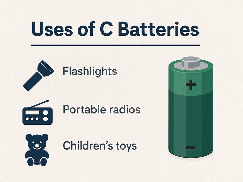 Uses of C Batteries