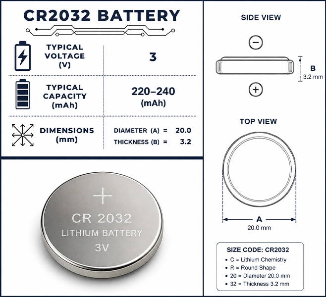 CR 2032 battery