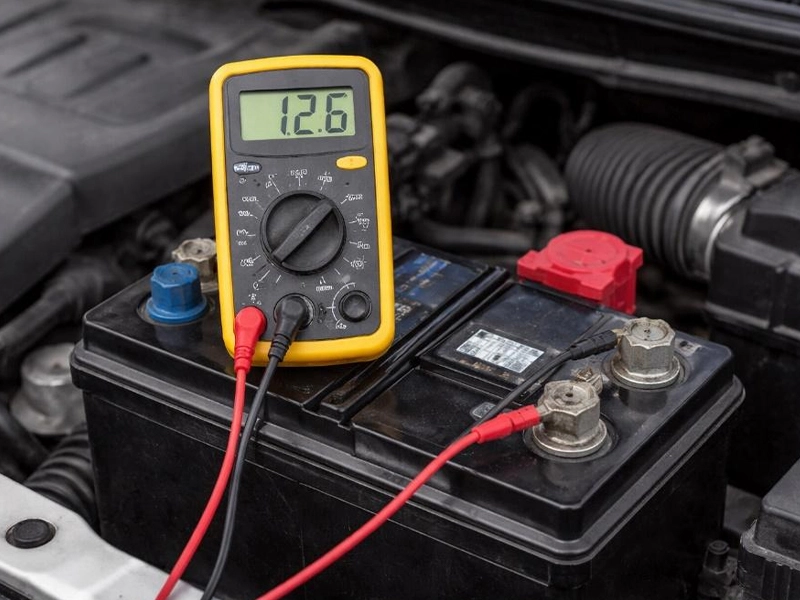 how to test a car battery
