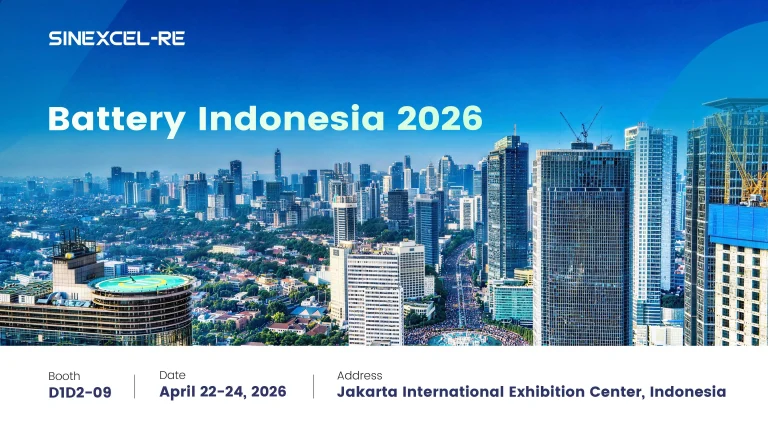 SINEXCEL-RE to Exhibit at Battery Indonesia 2026 in Jakarta