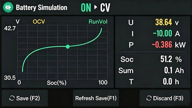 Battery Simulation Mode