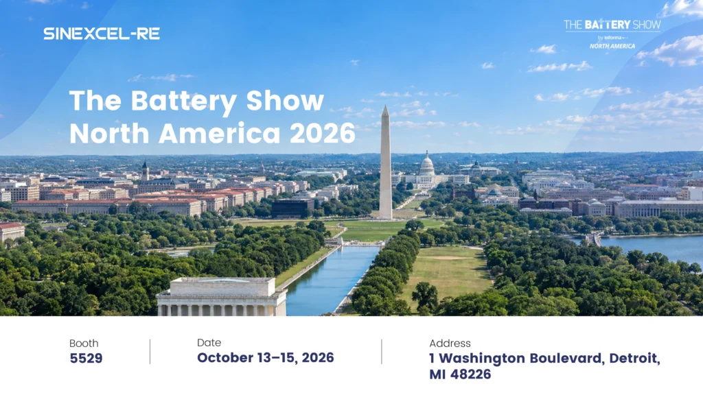 Meet SINEXCEL-RE at The Battery Show North America 2026