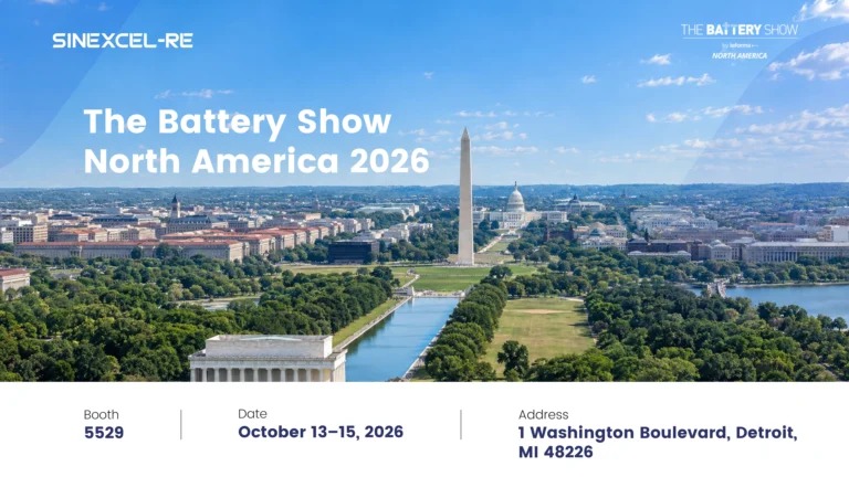 Meet SINEXCEL-RE at The Battery Show North America 2026